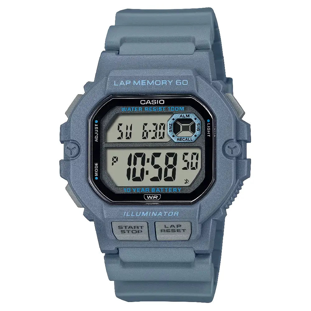 Casio Sports Digital WS-1400H-2AVDF Black Display Dial Resin Strap Men's Watch