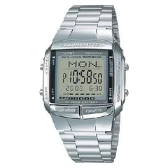Casio Vintage Digital DB-360-1A Black Dial Stainless Steel Unisex Watch