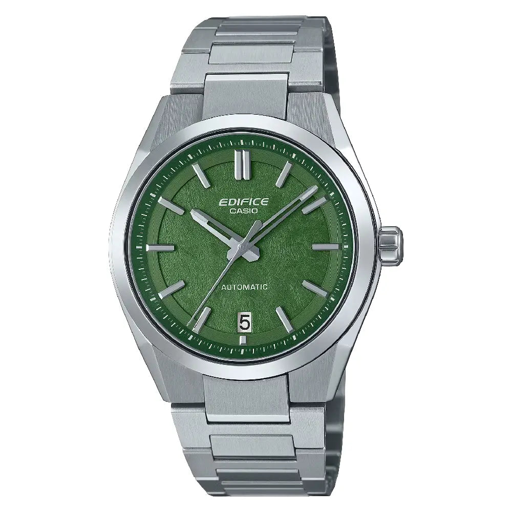 Casio Edifice Automatic EFK-100D-3ADR Carbon Green Dial Stainless Steel Men's Watch