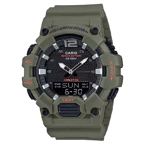 Casio Youth HDC-700-3A2VDF Ana-Digi Black Dial Resin strap Men's Watch