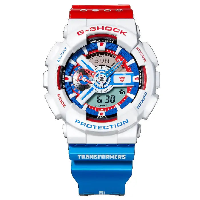 Casio GA 110OPT22 7BPFT Transformers Edition analog digital watch