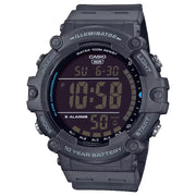 Casio Digital Wide Face AE-1500WH-8BVDF Grey Dial Resin Strap Men's Watch