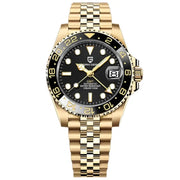 Pagani Design PD1662 Black Dial Automatic Gold Stainless Steel Men's Watch