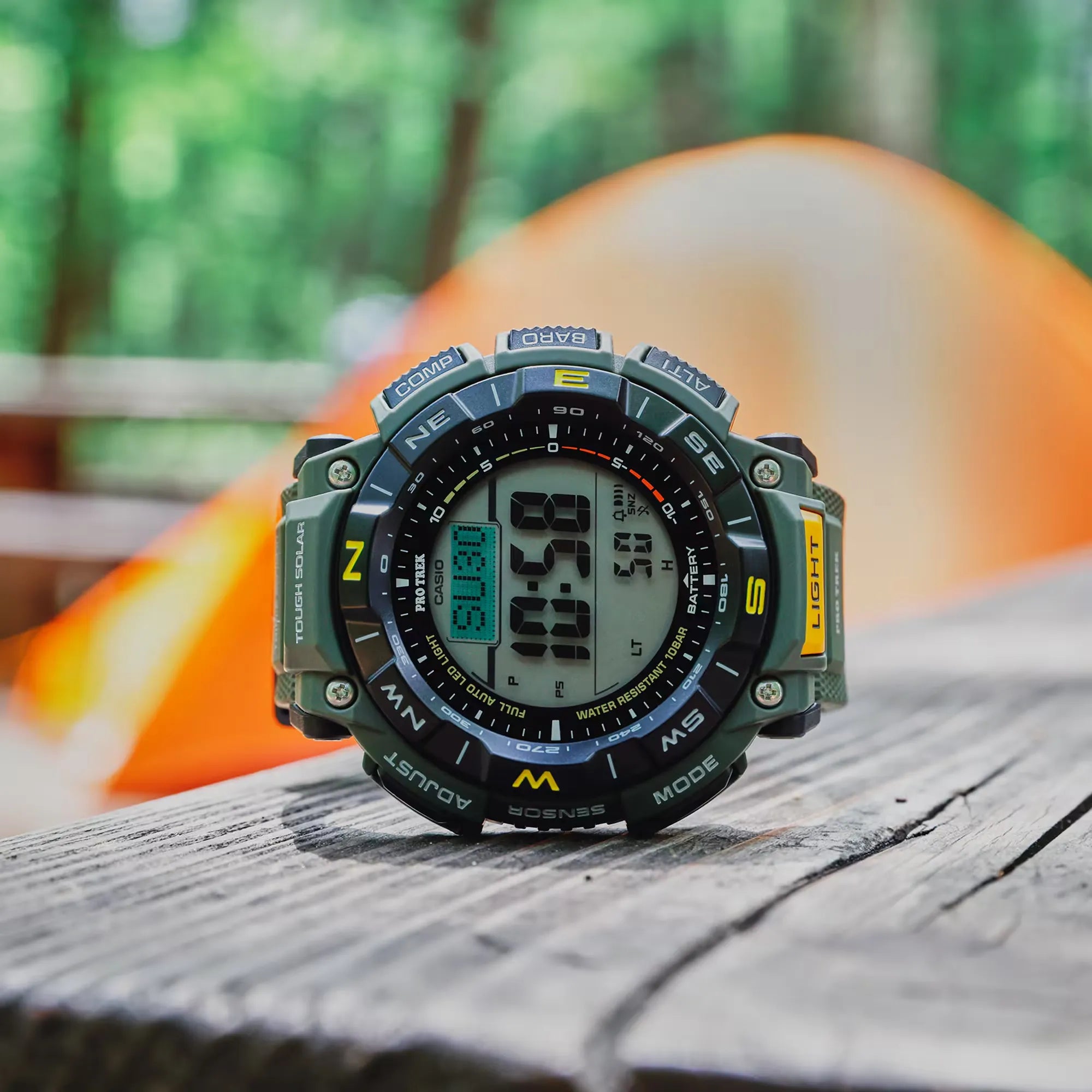 Casio Pro Trek Climber Line PRG-340-3DR Grey Dial Biomass Plastic Strap Men's Watch