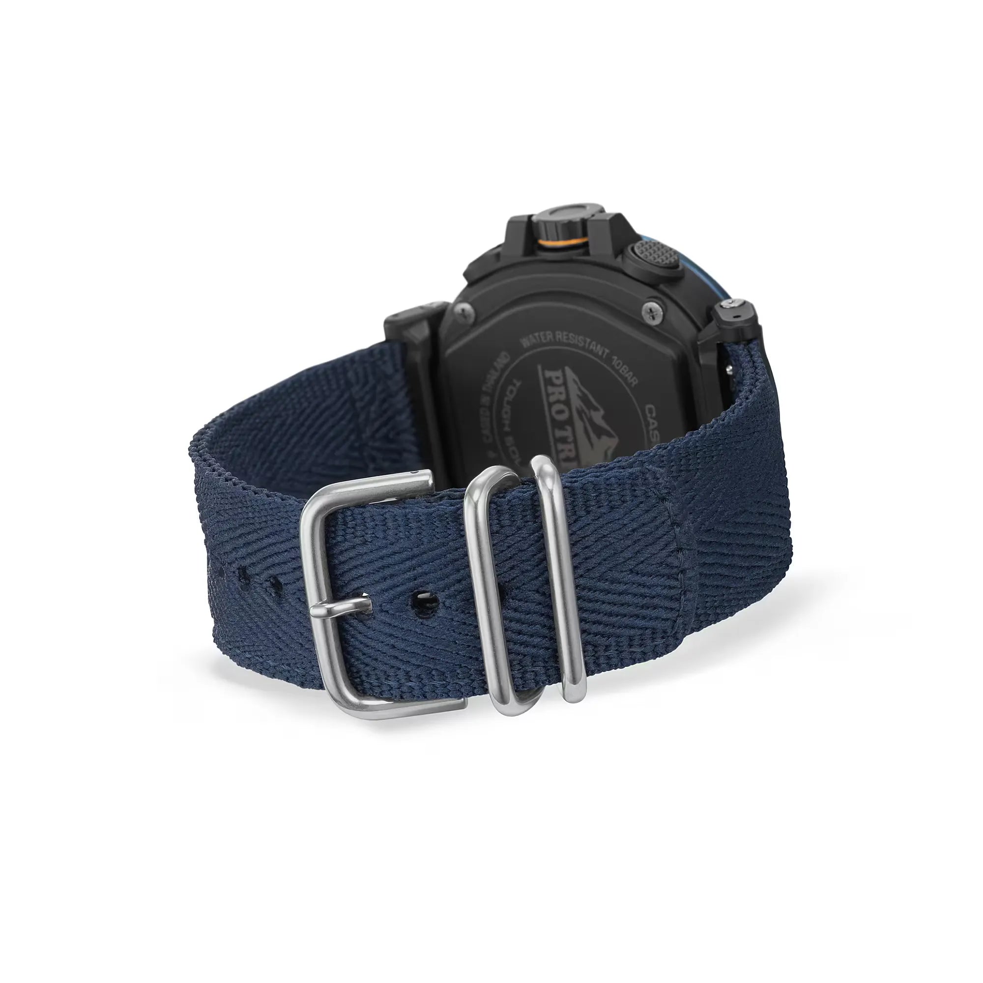 Casio- Pro Trek Climber Line PRG-601YB-2DR Blue Dial Recycled Fabric Strap Men's Watch