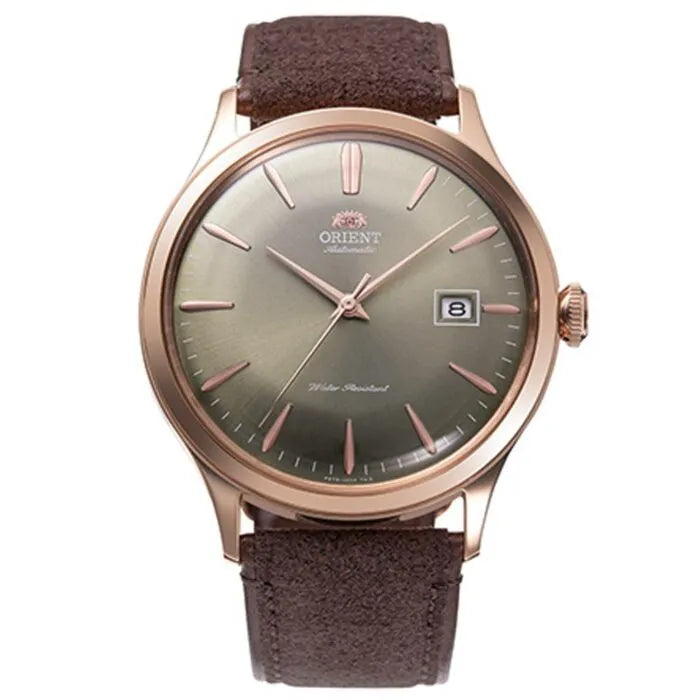 Orient RA-AC0P04Y Bambino Automatic Leather Strap Men's Watch