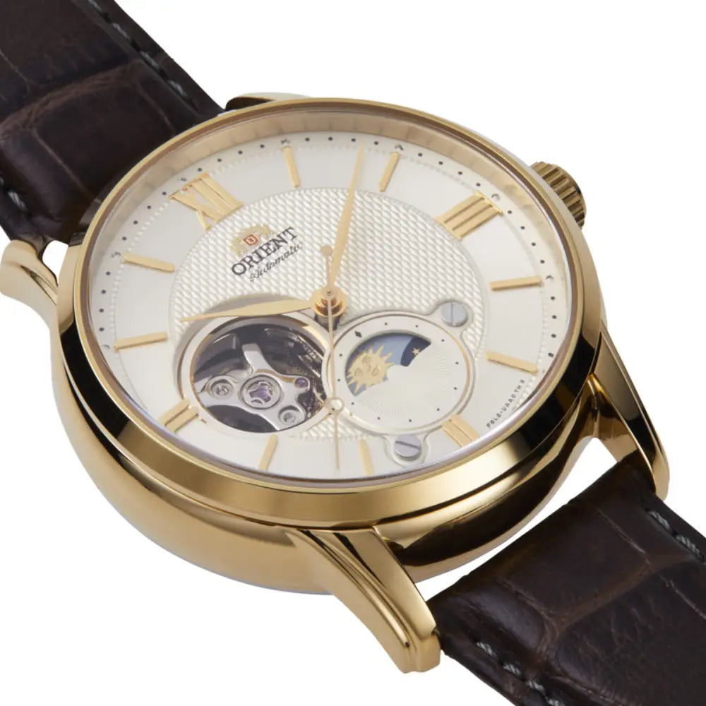 Orient Classic Automatic RA-AS0010S30B White Dial Leather Strap Men's Watch