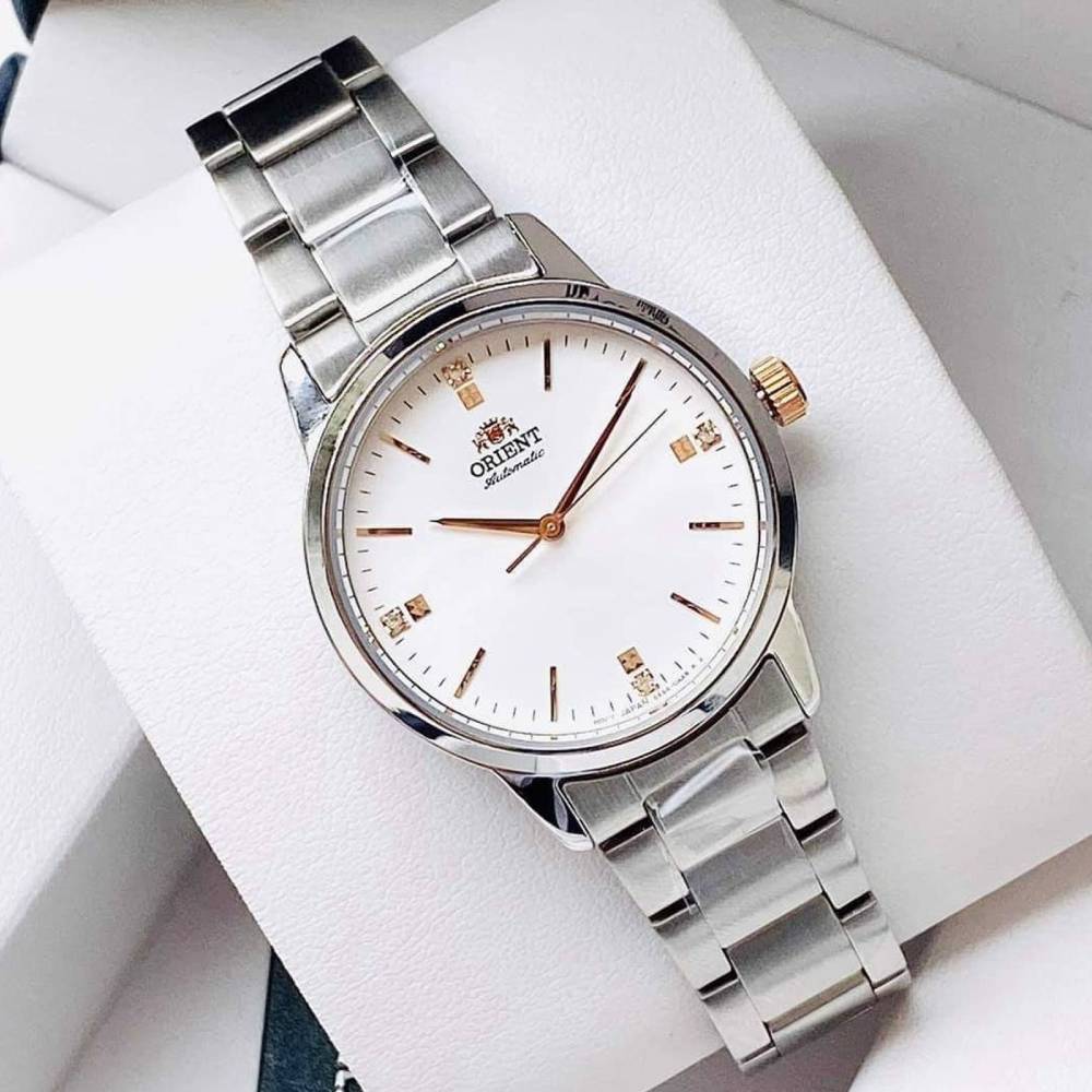 Orient Contemporary Automatic RA-NB0103S10B White Dial Stainless Steel Bracelet Ladies' Watch