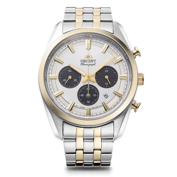 Orient Contemporary Solar RA-TX0302S10B White Dial Stainless Steel Men's Watch