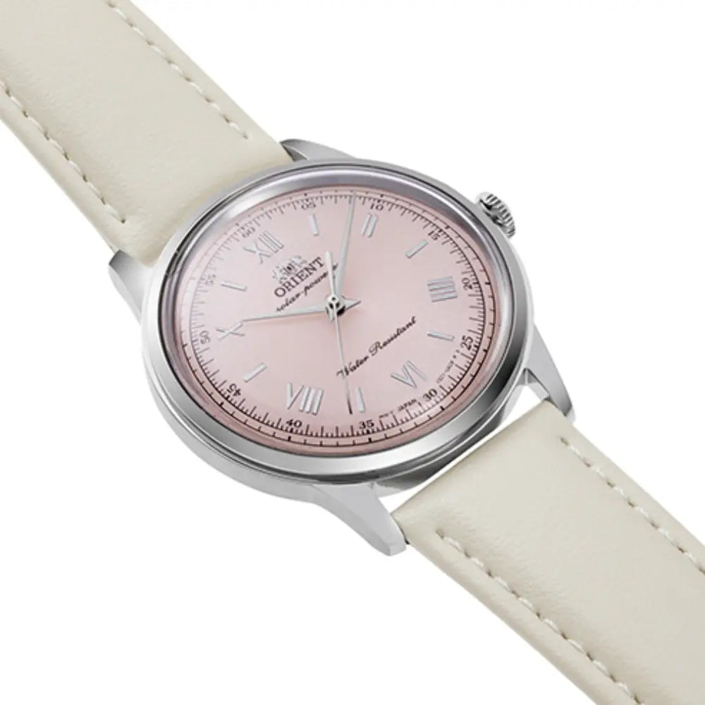Orient Classic Quartz RA-WK0005P10B Pink Dial Leather Strap Ladies' Watch