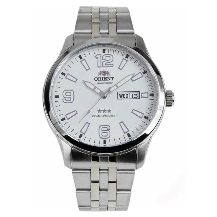Orient SAB0B006WB White Dial Automatic Stainless Steel Men’s Watch