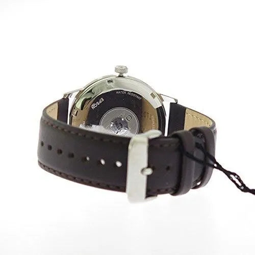 Orient SAC0000EW0 Bambino White Dial Automatic Leather Strap Men’s Watch