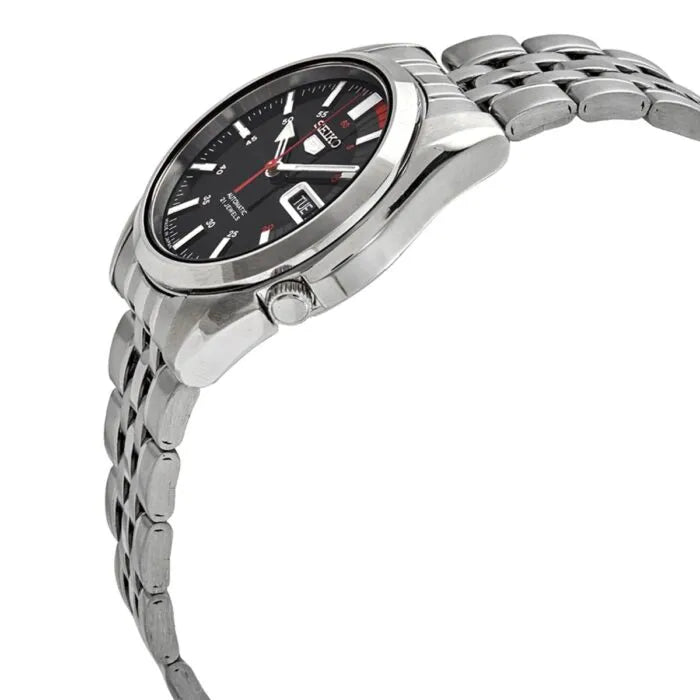 Seiko 5 SNK375J1 Automatic Black Dial Stainless Steel Men’s Watch