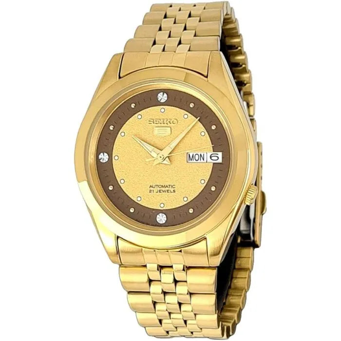 Seiko 5 SNKC36J1 Automatic Gold Stainless Steel Men’s Watch