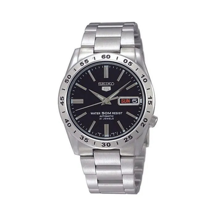 Seiko 5 SNKE01J1 Automatic Black Dial Stainless Steel Men’s Watch