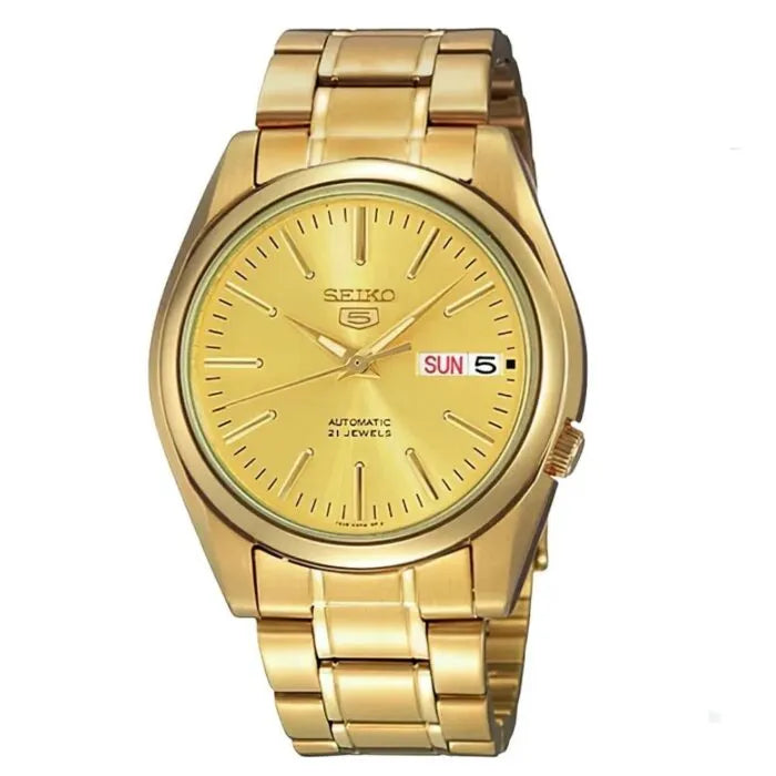 Seiko 5 SNKL48K1 Automatic Gold Stainless Steel Men’s Watch