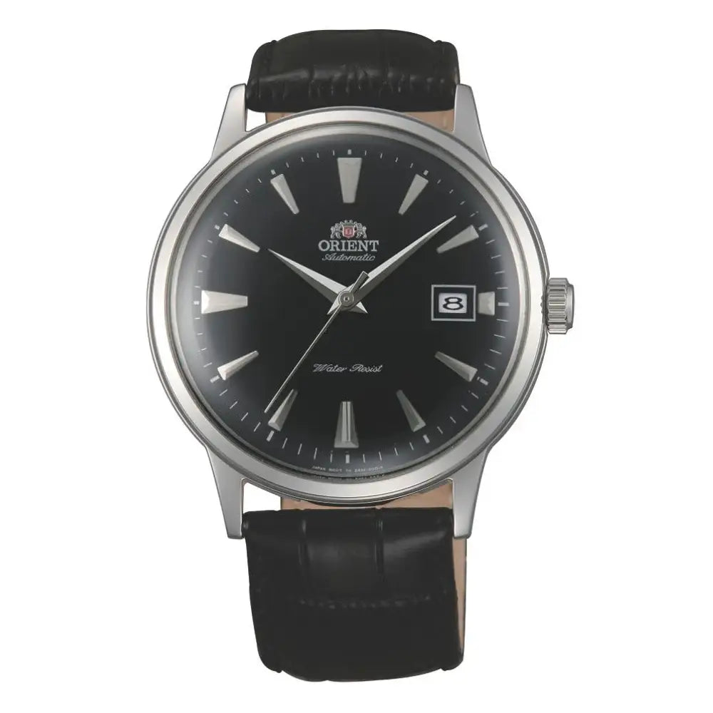 Orient Bambino Version 1 Automatic TAC00004B0 Black Dial Leather Strap Men's Watch