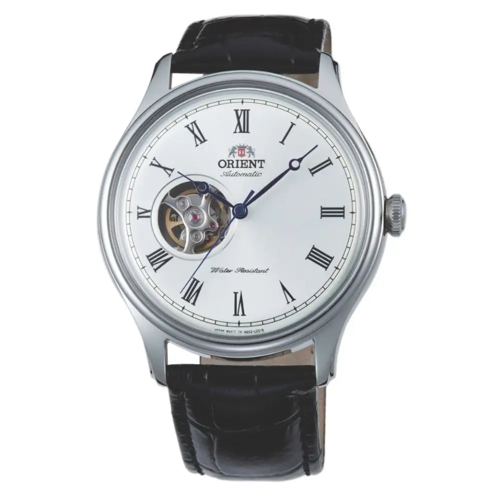Orient Bambino Version 2 Automatic TAG00003W0 White Dial Leather Strap Men's Watch