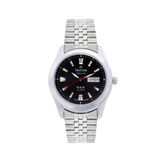 Tristar BA21BMSSM03 Automatic Black Dial Stainless Steel Men's Watch