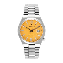Tristar NJ31YMSSM02 Automatic Yellow Dial Stainless Steel Men's Watch