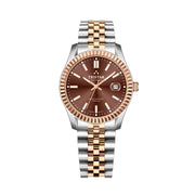 Tristar RD-Series Automatic Brown Dial 40mm Stainless Steel Men's Watch - RD31TMRTM02