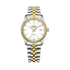 Tristar RD-Series Automatic White Dial 40mm Stainless Steel Men's Watch - RD31WM2TM02