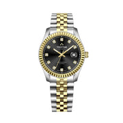 Tristar RD-Series Automatic Black Stone Dial 40mm Stainless Steel Men's Watch - RD41BM2TM02