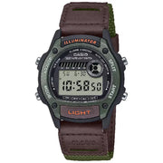 Casio Collection Digital Heavy Duty W-220HF-3A Digital  Cloth Strap Men's Watch