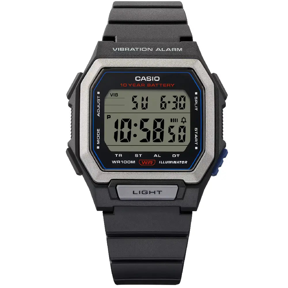 Casio Collection Digital Heavy Duty W-738H-1A Digital Dial Resin Strap Men's Watch