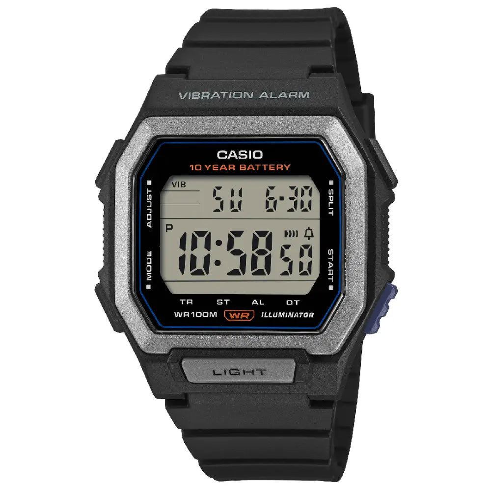 Casio Collection Digital Heavy Duty W-738H-1A Digital Dial Resin Strap Men's Watch