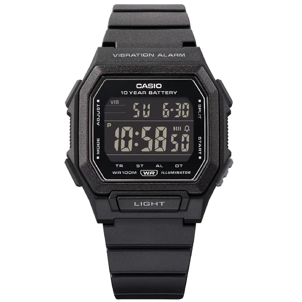Casio Collection Digital Heavy Duty W-738H-1B Digital Dial Resin Strap Men's Watch