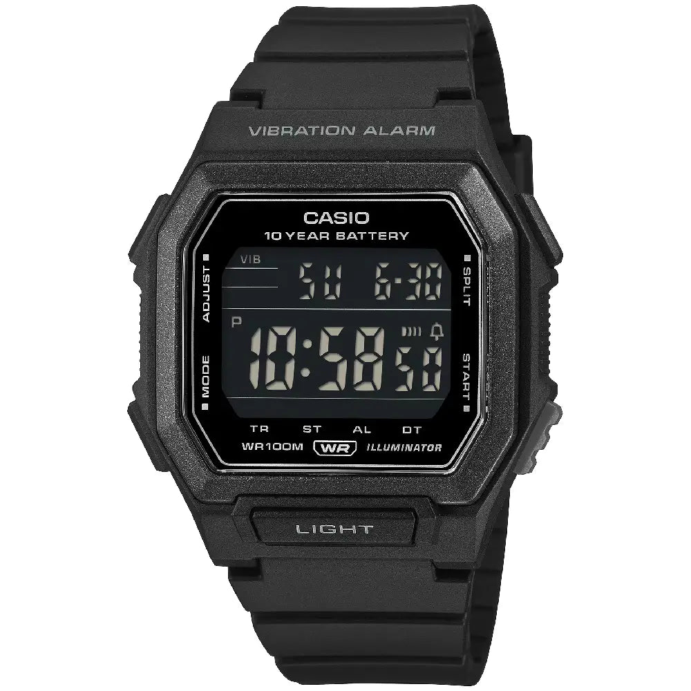 Casio Collection Digital Heavy Duty W-738H-1B Digital Dial Resin Strap Men's Watch