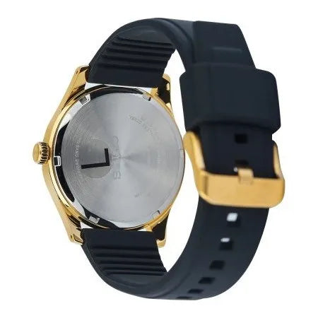 Seiko SUR560P1 Quartz Black Dial Silicone Strap Men's Watch