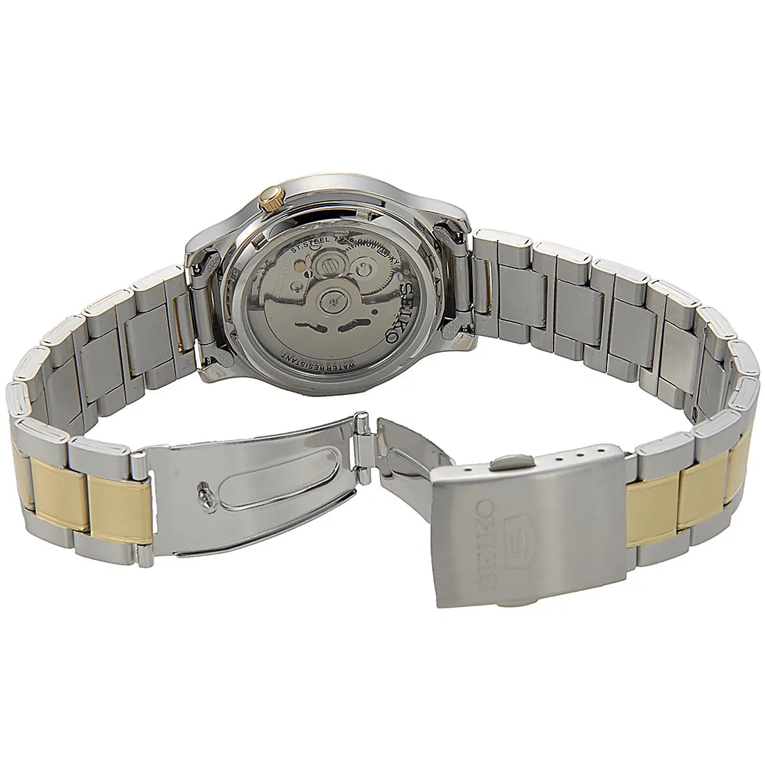 Seiko 5 SNK792K1 Automatic Gold Dial Dual-Tone Stainless Steel Men's Watch