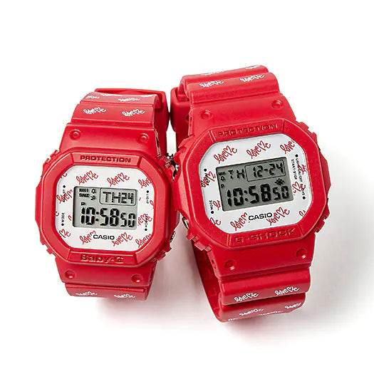 Casio G-Shock Lover's Collection Digital LOV-20B-4P Red Resin Men's & Women's Watch