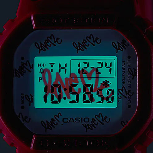 Casio G-Shock Lover's Collection Digital LOV-20B-4P Red Resin Men's & Women's Watch
