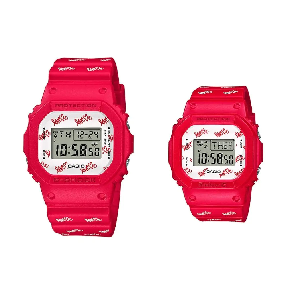 Casio G-Shock Lover's Collection Digital LOV-20B-4P Red Resin Men's & Women's Watch