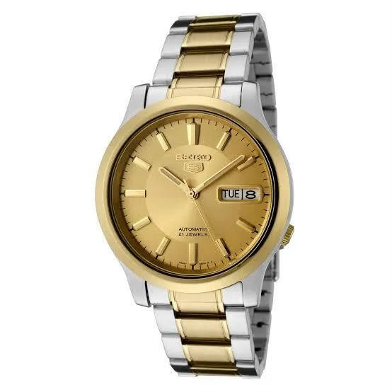 Seiko 5 SNK792K1 Automatic Gold Dial Dual-Tone Stainless Steel Men's Watch