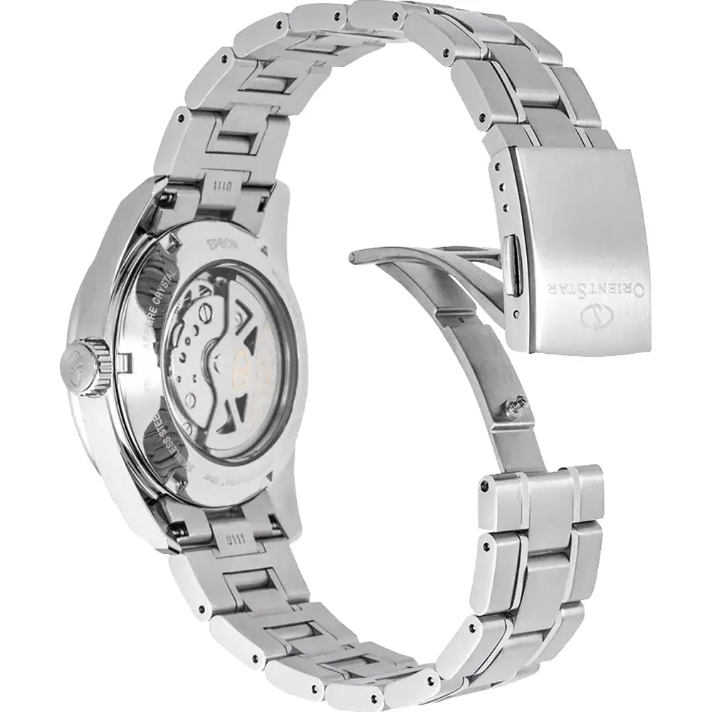 Orient Star RE-AU0110N00B Sports Automatic Diver Power Reserve Date Function Grey Dial Stainless Steel Men's Watch