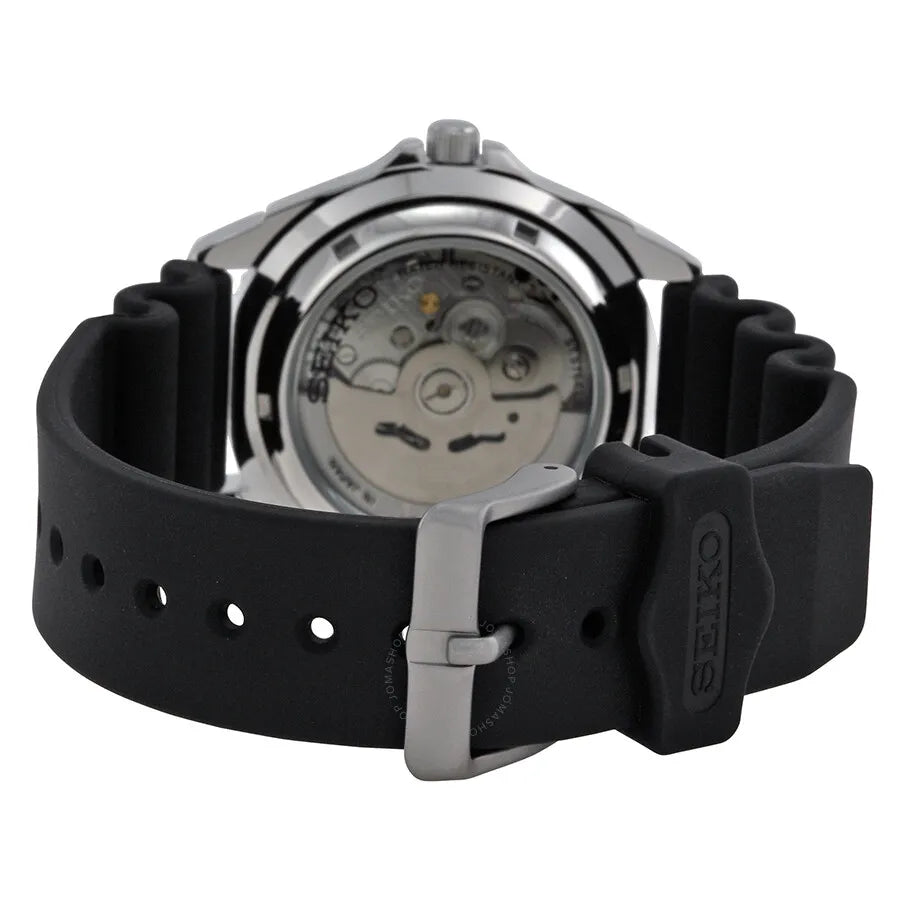 Seiko 5 Sports Series-SNZB23J2 Black Dial Automatic Rubber Men's Watch