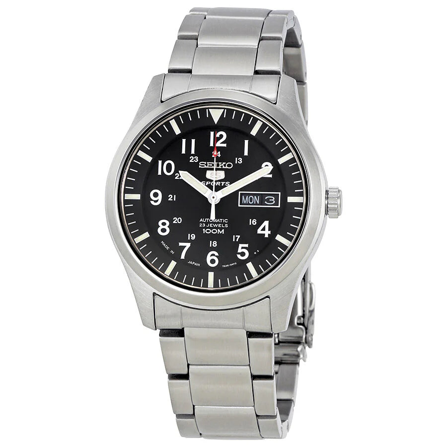 Seiko 5 Sports Series SNZG13K1 Automatic Black Dial Stainless Steel Men's Watch