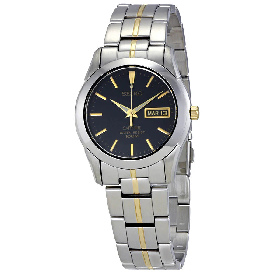 Seiko General SGGA61P1 Quartz Blue Dial Two-Tone Stainless Steel Men's Watch