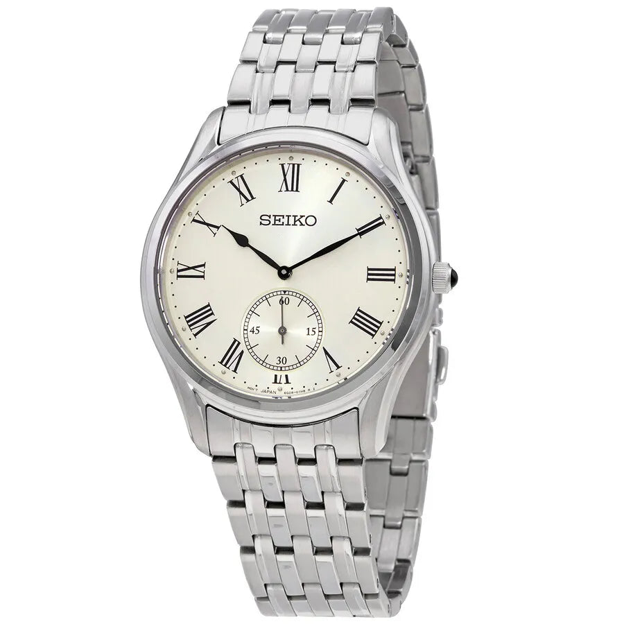 Seiko Conceptual SRK047P1 Quartz Cream Dial Stainless Steel Men's Watch