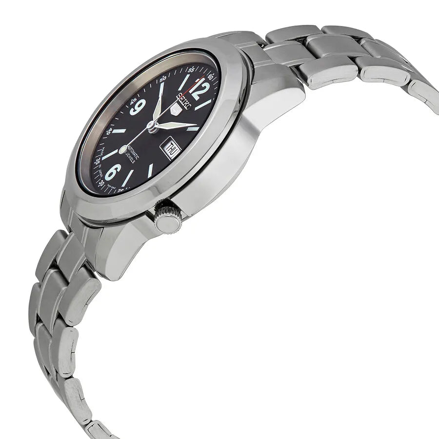 Seiko 5 SNKE63J1 Automatic 21 Jewels Black Dial Stainless Steel Men's Watch