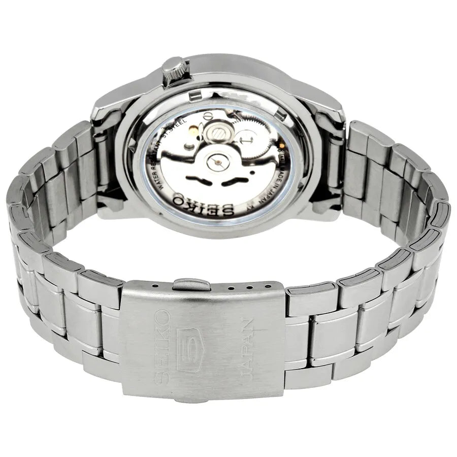 Seiko 5 SNKE63J1 Automatic 21 Jewels Black Dial Stainless Steel Men's Watch