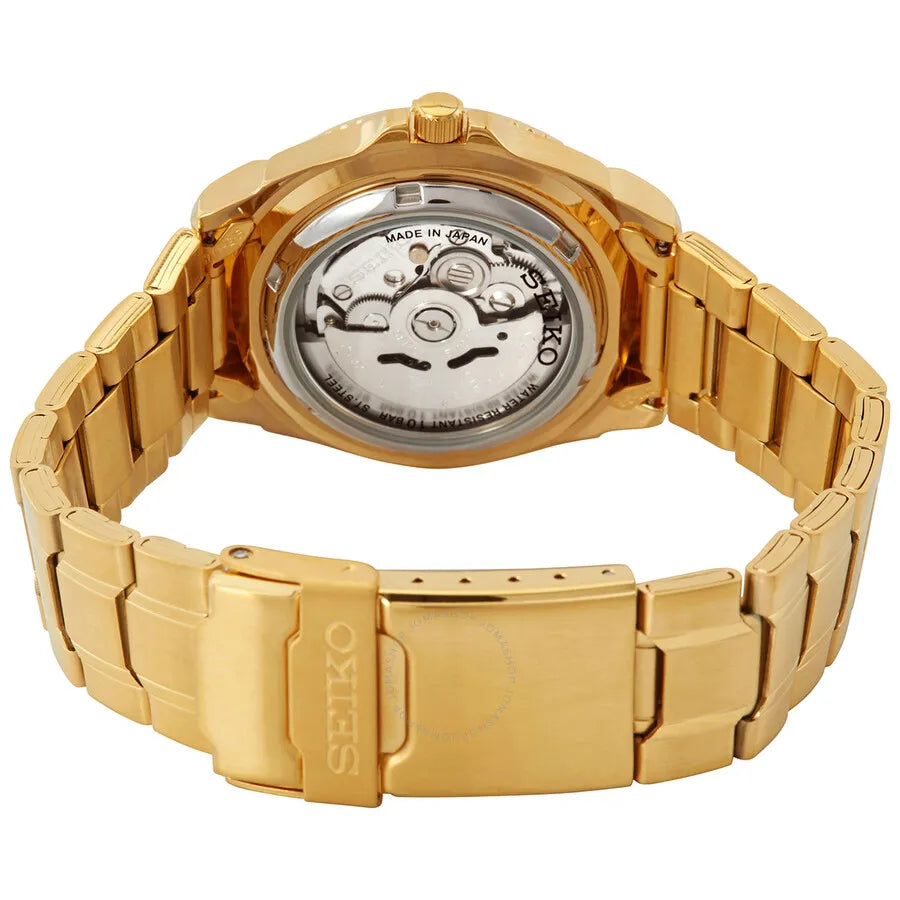 Seiko 5 Sports Series SNZB26J1 Automatic Gold Dial Stainless Steel Men's Watch