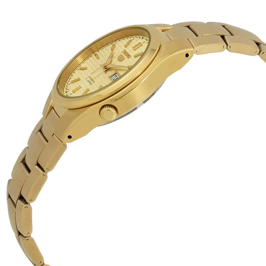 Seiko 5 SNK610K1 Automatic Gold Dial Stainless Steel Men's Watch