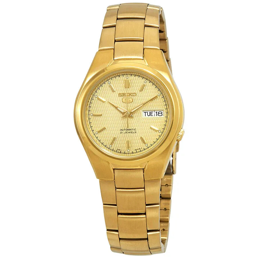 Seiko 5 SNK610K1 Automatic Gold Dial Stainless Steel Men's Watch