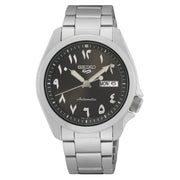 Seiko SRPH47K1 Arabic numerals black dial stainless steel men’s watch