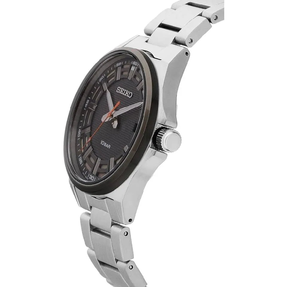 Seiko SUR507P1 Quartz Black Dial Stainless Steel Men’s Watch